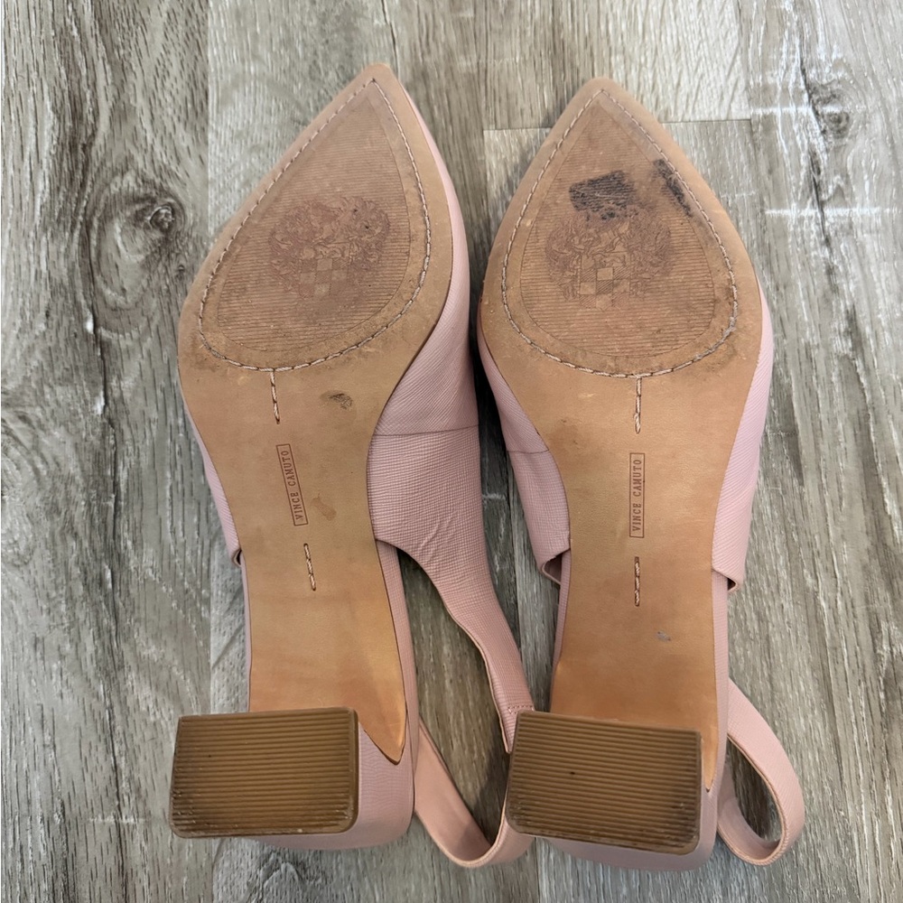 Vince Camuto Women's Blush Slingback Heels - Picture 3 of 3